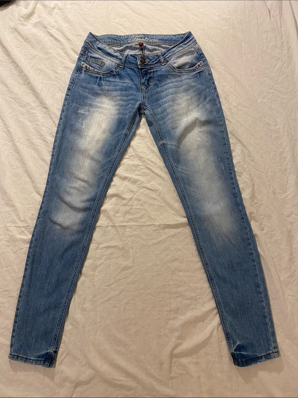 Women’s Faded Blue Slim Jeans
